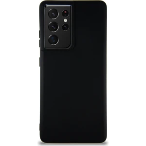 Case World Samsung Galaxy S21 Ultra Kılıf Soft Premier Renkli Silikon Kapak - Siyah