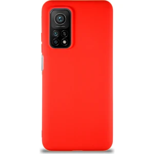 Case World Xiaomi Mi 10T Kılıf Soft Premier Renkli Silikon Kapak - Kırmızı