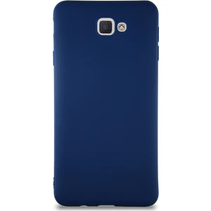 Case World Samsung Galaxy J7 Prime 2 Kılıf Soft Premier Renkli Silikon Kapak - Lacivert