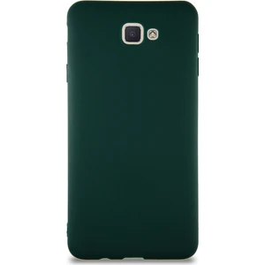 Case World Samsung Galaxy J7 Prime 2 Kılıf Soft Premier Renkli Silikon Kapak - Yeşil