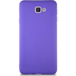 Case World Samsung Galaxy J7 Prime 2 Kılıf Soft Premier Renkli Silikon Kapak - Mor