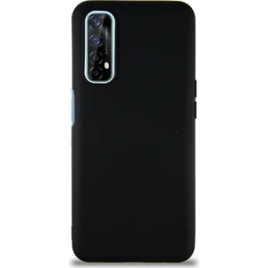 Case World Realme 7 Kılıf Soft Premier Renkli Silikon Kapak - Siyah