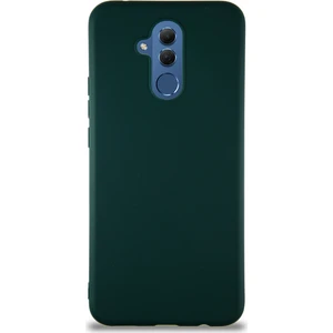Case World Huawei Mate 20 Lite Kılıf Soft Premier Renkli Silikon Kapak - Yeşil
