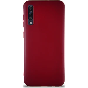 Case World Samsung Galaxy A30S Kılıf Soft Premier Renkli Silikon Kapak - Mürdüm