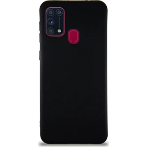 Case World Samsung Galaxy M31 Kılıf Soft Premier Renkli Silikon Kapak - Siyah