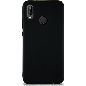 Case World Huawei P20 Lite Kılıf Soft Premier Renkli Silikon Kapak - Siyah