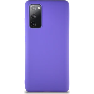 Case World Samsung Galaxy S20 Fe Kılıf Soft Premier Renkli Silikon Kapak - Mor