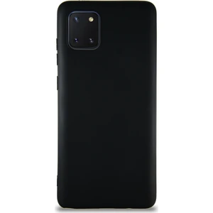 Case World Samsung Galaxy Note 10 Lite Kılıf Soft Premier Renkli Silikon Kapak - Siyah