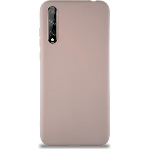 Case World Huawei P Smart S Kılıf Soft Premier Renkli Silikon Kapak - Pudra