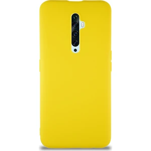 Case World Oppo Reno 2z Kılıf Soft Premier Renkli Silikon Kapak - Sarı