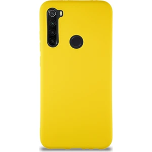 Case World Xiaomi Redmi Note 8 Kılıf Soft Premier Renkli Silikon Kapak - Sarı