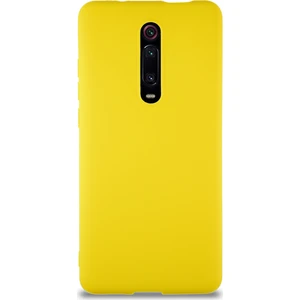 Case World Xiaomi Mi 9t Pro Kılıf Soft Premier Renkli Silikon Kapak - Sarı