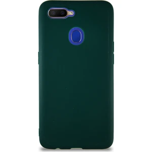 Case World Oppo A5S Kılıf Soft Premier Renkli Silikon Kapak - Yeşil