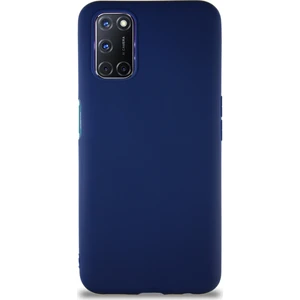 Case World Oppo A52 Kılıf Soft Premier Renkli Silikon Kapak - Lacivert