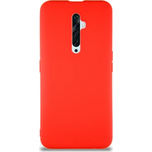 Case World Oppo Reno 2z Kılıf Soft Premier Renkli Silikon Kapak - Kırmızı