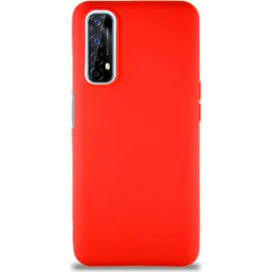 Case World Realme 7 Kılıf Soft Premier Renkli Silikon Kapak - Kırmızı