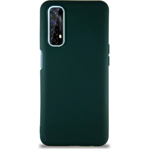Case World Realme 7 Kılıf Soft Premier Renkli Silikon Kapak - Yeşil