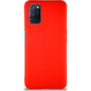 Case World Oppo A72 Kılıf Soft Premier Renkli Silikon Kapak - Kırmızı