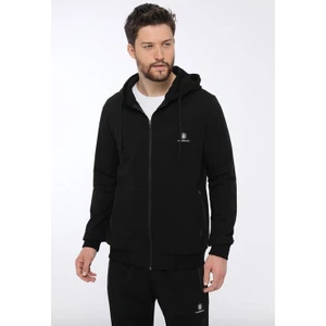 Smr Basic Siyah Renk Erkek Eşofman Takımı Kapüşonlu