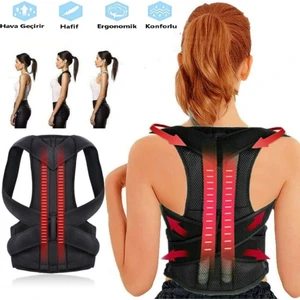 Balenli Kadın ve Erkek Için Uyumlu Sırt ve Omuz Korsesi