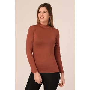 Disentis Modest Yarım Balıkçı Uzun Kollu Viskon Taba Body