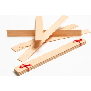 Rufus Concept Ahşap Mum Fitili Sehpasız - 50 Adet ( 15mm x 150mm x 0,5mm )