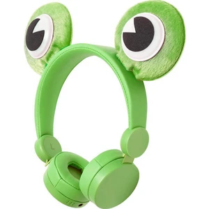 Freddy Frog Yeşil Çıkarılabilir Aksesuarlı Kulak Üstü Çocuk Kulaklığı