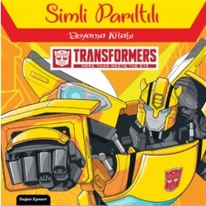 Transformers Simli Parıltılı Boyama Kita