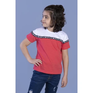 Erkek Çocuk Şeritli Garnili T-Shirt