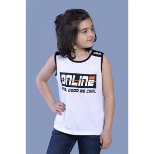 Erkek Çocuk Omuz Kısmı Online Baskılı Atlet