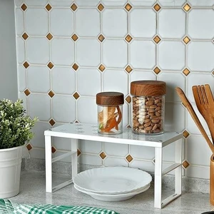 Roza's Home 2 Adet Küçük Dolap Içi Düzenleyici Raf