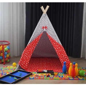 %100 Pamuk Ahşap Çocuk Oyun Çadırı Kızılderili Çadırı Oyun Evi