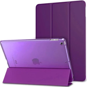 Teknetstore Apple iPad 5. / 6. Nesil 2017 / 2018 9.7" Kılıf Smart Cover Katlanabilir Standlı Akıllı Kapak Uyku Modlu Mor