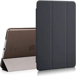 Teknetstore Apple iPad 5. / 6. Nesil 2017 / 2018 9.7" Kılıf Smart Cover Katlanabilir Standlı Akıllı Kapak Uyku Modlu Siyah