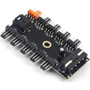 PrimeX Plus PX-4337 4 Pin Girişli 10 Port Fan Çoklayıcı Kart