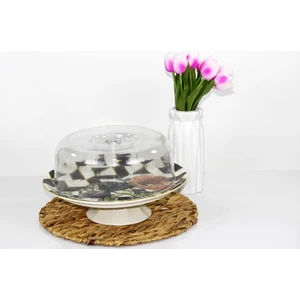 Eminhome Seramik Ayaklı Kek Fanusu Dijital