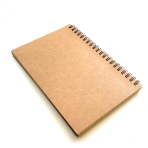 Düz Kraft Craft Kağıt Parşömen Geri Dönüşümlü Not Defteri