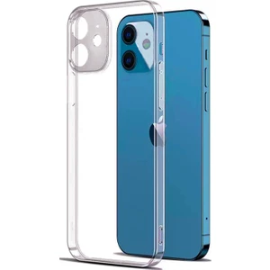 Kzy Apple iPhone 12 Tıpalı Kamera Korumalı Şeffaf Premier Kılıf