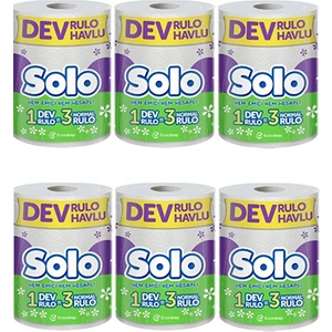 Dev Rulo Havlu (6'lı)