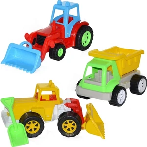 Can Oyuncak Kamyon Dozer Traktör Üçlü Set