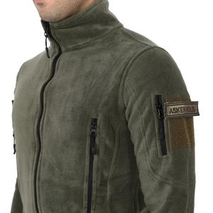 Asker Marketi Çok Cepli Haki Tactical Polar - Taktik Askeri Outdoor Polar