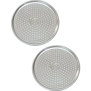 Vip Kitchen Çelik Delikli Pizza Tepsisi 36 cm 2 Adet