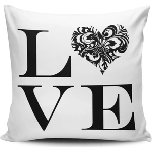 Alkan Homes Kırlent Dünyası Aşk Temalı Dijital Baskılı Kırlent Kılıfı