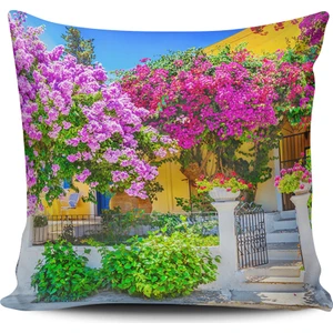 Alkan Homes Kırlent Dünyası Manzara Dijital Baskılı Kırlent Kılıfı