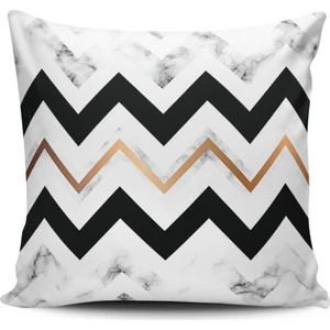 Alkan Homes Kırlent Dünyası Mermer Desenli Dijital Baskılı Kırlent Kılıfı