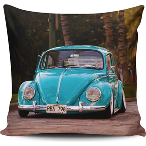 Alkan Homes Kırlent Dünyası Vosvos Araraba Dijital Baskılı Kırlent Kılıfı