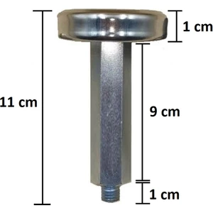 Avrupa Tip Lpg Dolum Başlığı / Aparatı (Uzun-11 Cm-Erkek)