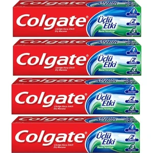 Üçlü Etki Diş Macunu 100 ml x 4