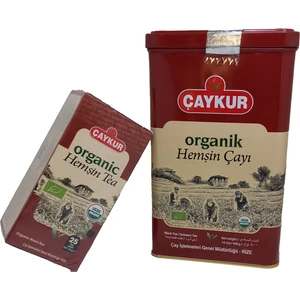 Hemşin Çay Metal Kutu 400 gr ve  Hemşin Siyah Çay Süzen Poşet 50 gr - 2 Li Avantaj