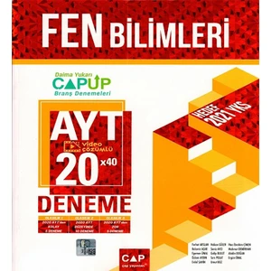 Çap Yayınları AYT Fen Bilimleri 20 x 40 Up Deneme